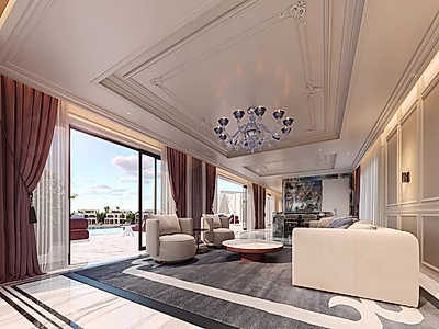 Ultra-Exclusive Mansion Living with Grand Interiors and Expansive Layout