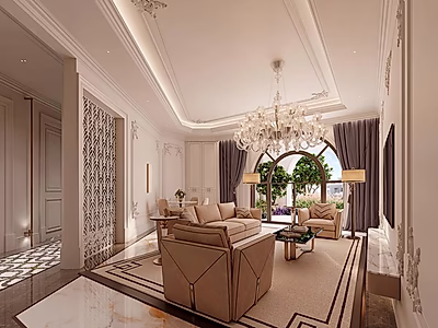 Ultra-Exclusive Mansion Living with Grand Interiors and Expansive Layout
