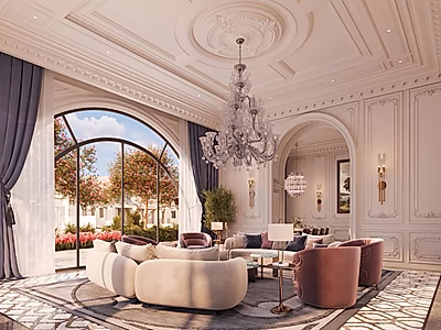 Ultra-Exclusive Mansion Living with Grand Interiors and Expansive Layout