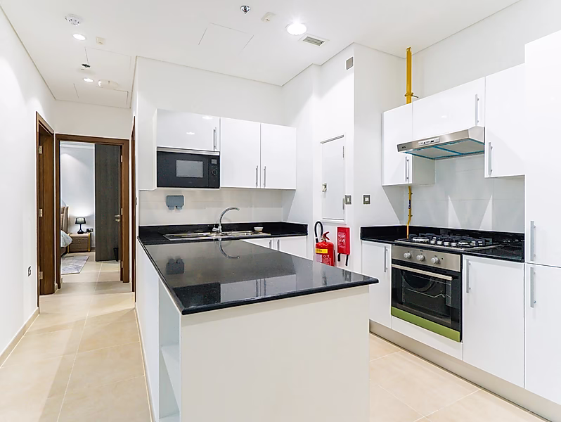 شقة أنيقة بغرفتين بإطلالات رائعة - Photo 4