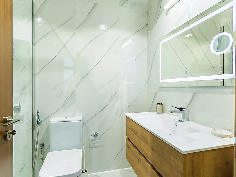 شقة أنيقة بغرفتين بإطلالات رائعة - Photo 5