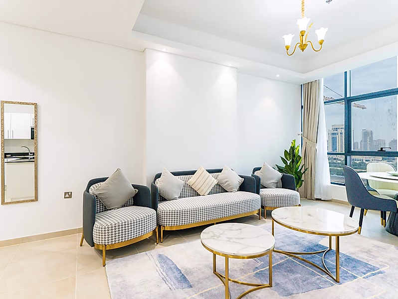 شقة أنيقة بغرفتين بإطلالات رائعة - Photo 1