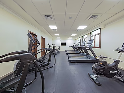 F-Fitted Gym Space in a Hotel Ready to Operate