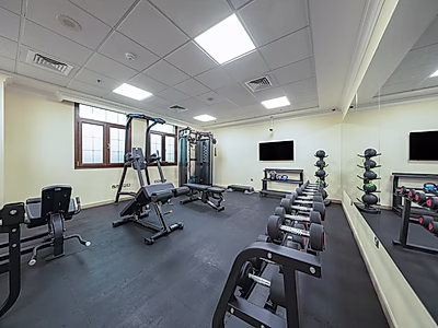 F-Fitted Gym Space in a Hotel Ready to Operate