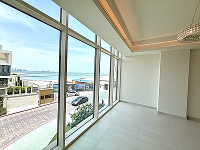 Luxury 1BR Apartment | Crystal Building, Gewan Island | Sea View | Bills Included