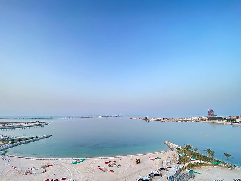 2BR Sea View Apartment | Beach Access | Lusail Waterfront - Photo 13