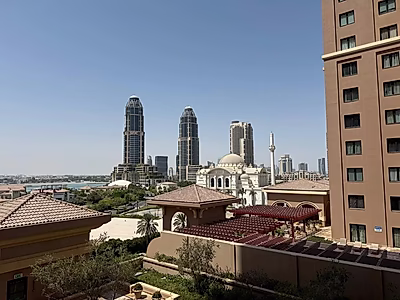 Amazing Fully Furnished 1BR | Huge Balcony Overlooking Pool | Porto Arabia | Bills Included