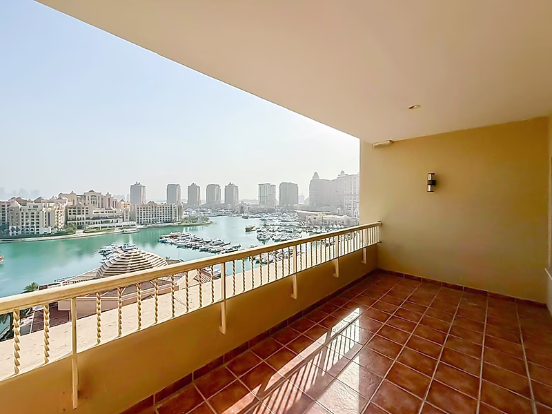 FOR RENT | SF 3 BEDROOM FULL MARINA VIEW | QAR 13,000 - Photo 3