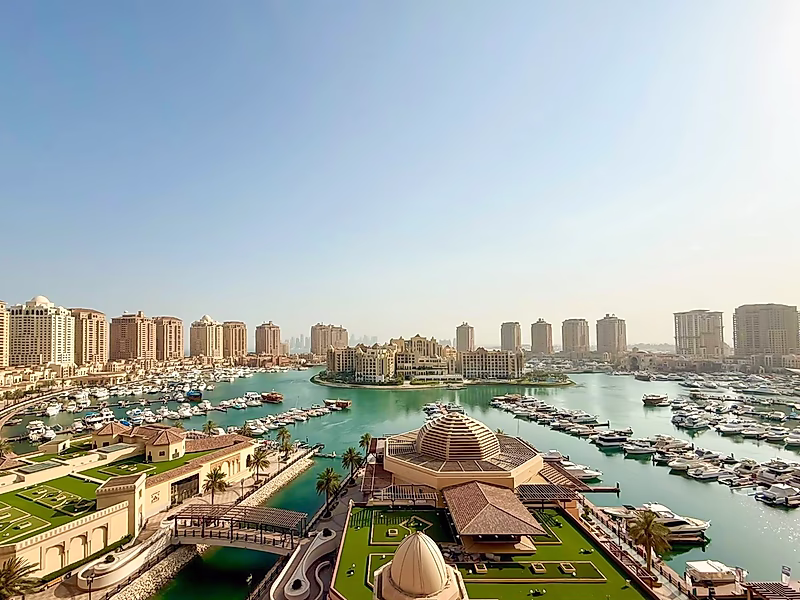 FOR RENT | SF 3 BEDROOM FULL MARINA VIEW | QAR 13,000 - Photo 10
