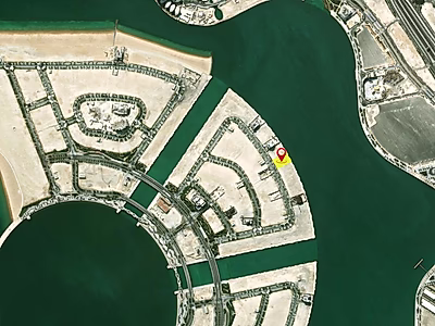 Prime Waterfront Land in Qateifan Island