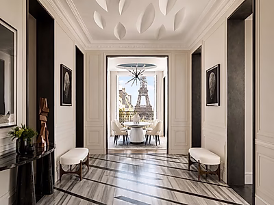 Exceptional 5-Suite Penthouse with Eiffel Tower Views — Trocadéro, Paris 16th