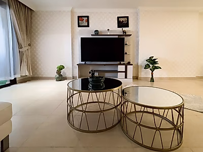 شقة أنيقة بغرفة نوم واحدة مع تصميم عصري