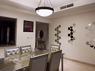 شقة أنيقة بغرفة نوم واحدة مع تصميم عصري