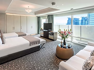 Luxurious 3-Bedroom + Maid Penthouse for Rent in West Bay