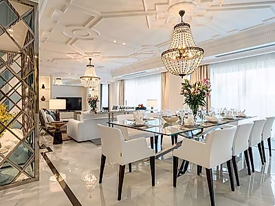 Luxurious 3-Bedroom + Maid Penthouse for Rent in West Bay