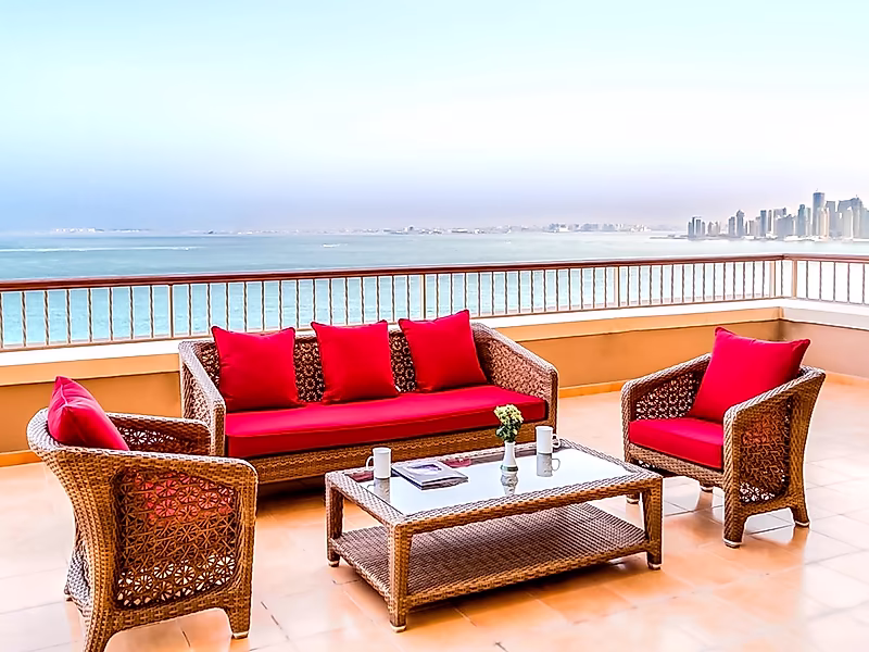 Breathtaking 3BR + Maid Penthouse in Porto Arabia | The Pearl-Qatar - Photo 1