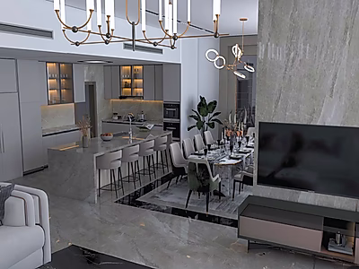 Luxurious Area In Lusail 3-Bedrooms Apartment Full Sea View