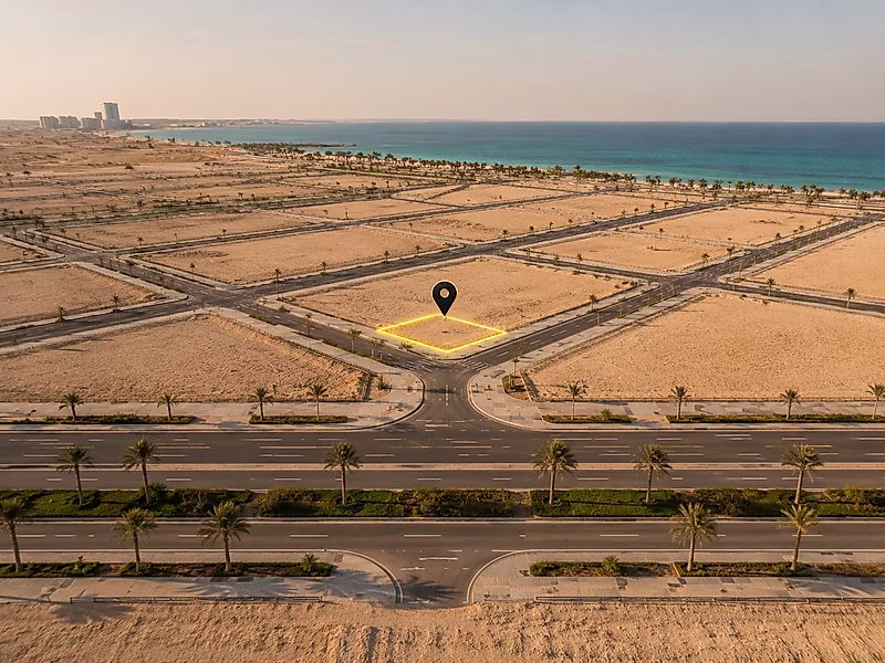 أرض زاوية مميزة للبيع في حزام لوسيل – 400 متر مربع - Photo 5