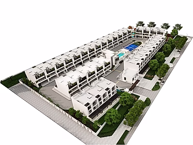 4+maid townhouses in Qetaifan island