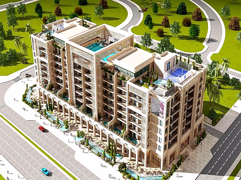Modern 2-Bedroom Apartment | Off-Plan Tower in Lusail Fox Hills - Photo 1