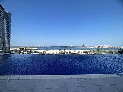 Luxury Beachfront Residence | 2 Bedrooms | Panoramic Sea & Urban Views