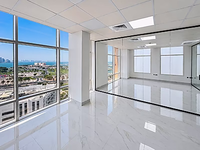 Fully Fitted Sea View Office | 84 SQM | Prime Corniche Location