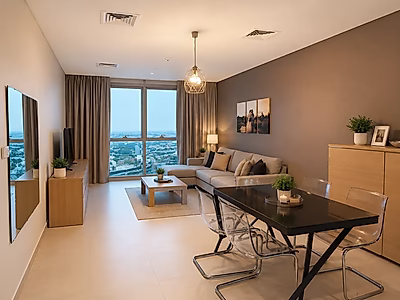 Luxurious 2BR+Maid | Contemporary Elegance