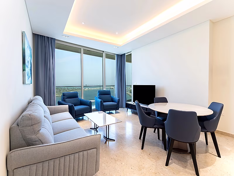 BILLS INCLUDED | FURNISHED 2BR WITH SEA VIEW IN LUSAIL MARINA - Photo 2