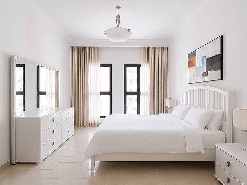 Fully Furnished 1BR in Qanat Quartier | Community Views | Title Deed Available - Photo 5