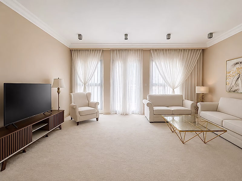 Spacious 1-Bedroom in Qanat Quartier | 90 SQM | Big Balcony & Open Kitchen - Photo 8