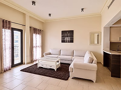 Prime 1BR Apartment in Qanat Quartier | The Pearl-Qatar