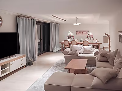 إطلالة كاملة على المرسى، ٤ غرف نوم + غرفة خادمة | تصميم واسع | سند ملكية جاهز