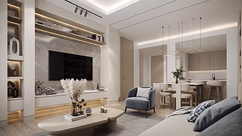 Splendid 1BHK Apartment | Fully Furnished | Post-Handover Payment plan - Photo 4