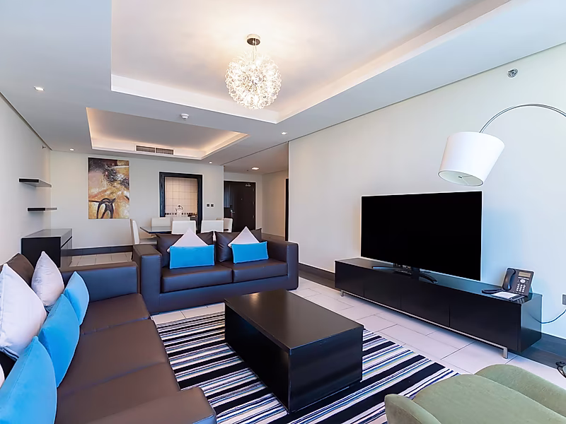 سكن فاخر بغرفتي نوم مع خدمات فندقية - Photo 3