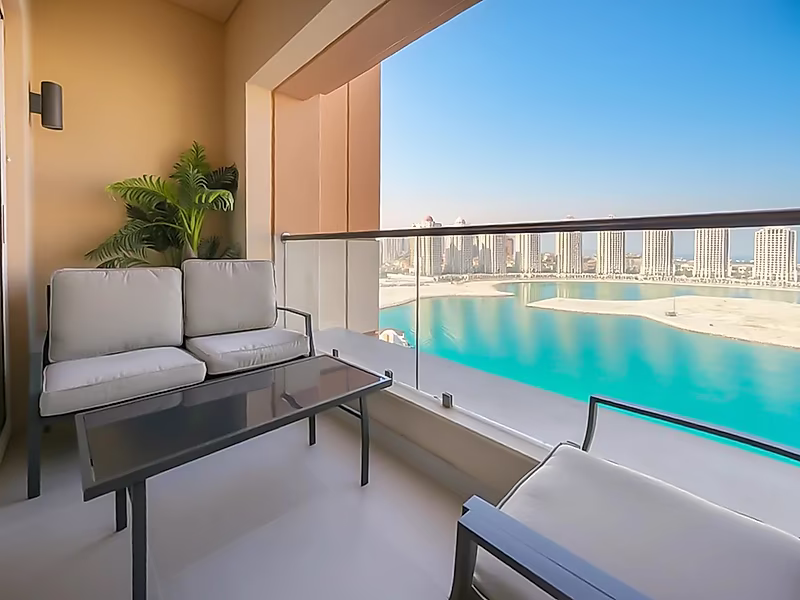 Luxury 1BR Apartment Sea View | Viva Bahriya The Pearl Qatar - Photo 1