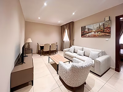 Fully furnished 1 bedroom including bills | Doha al Jadeed
