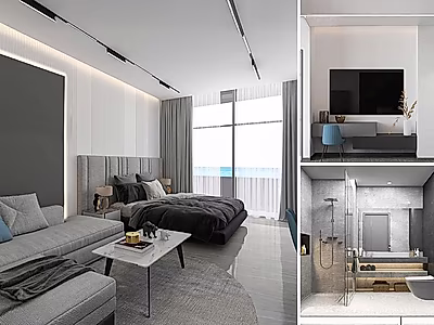 Stunning Waterfront Studio with Beach access in Lusail