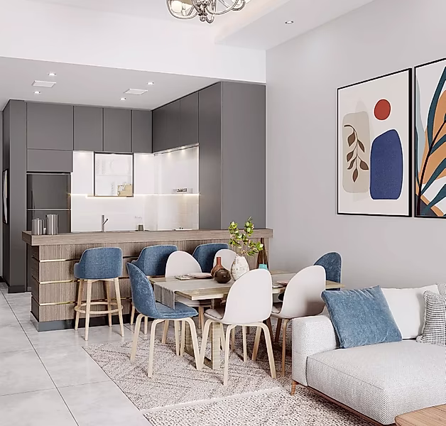 Elegant 1BR Apartment with Stylish Design - Photo 4