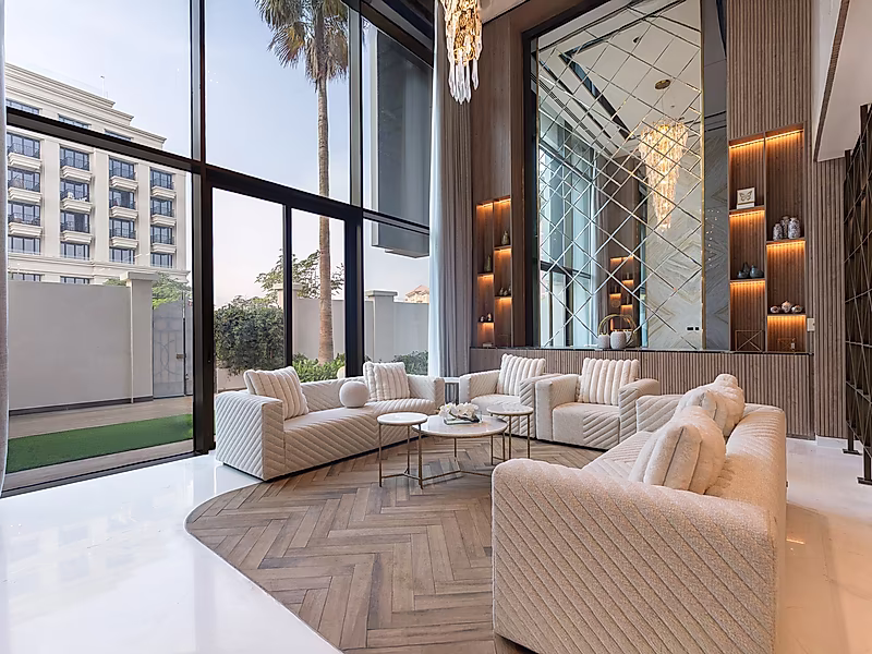 Luxury 5BR Villa + Maid & Driver | Private Pool | Rooftop | Fully Furnished | Giardino Village, The Pearl - Photo 37
