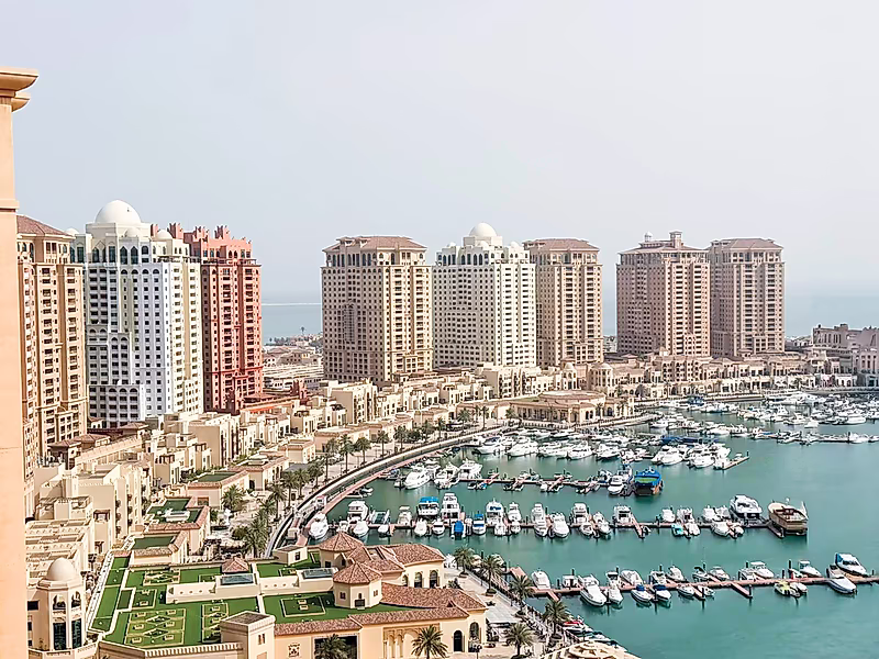 1BR+OFFICE CONVERTED INTO 2BR | HIGH FLOOR | PARTIAL MARINA & SEA VIEWS | PORTO ARABIA - Photo 1