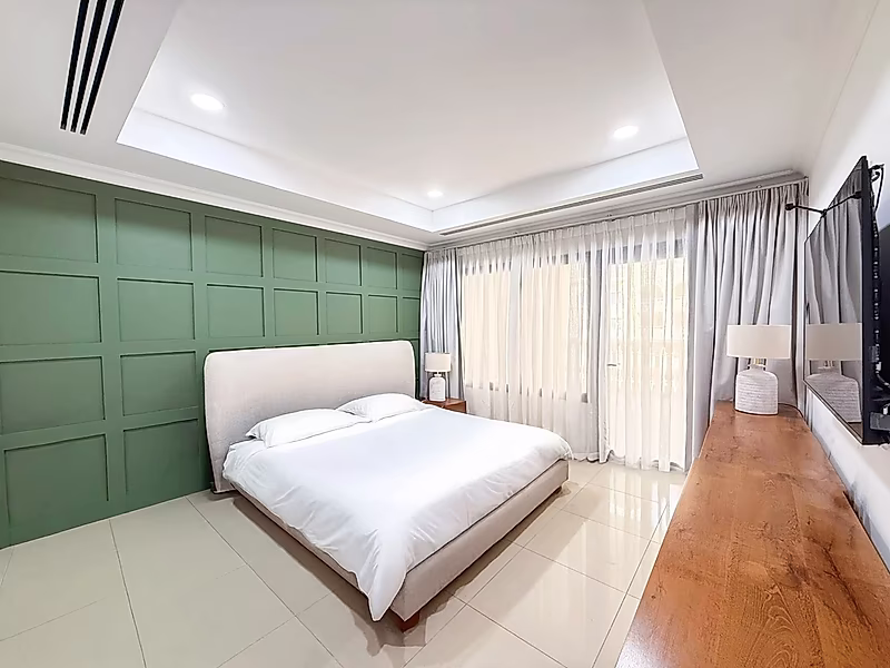1BR+OFFICE CONVERTED INTO 2BR | HIGH FLOOR | PARTIAL MARINA & SEA VIEWS | PORTO ARABIA - Photo 7