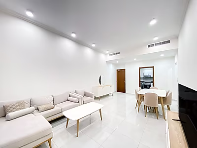 شقة مفروشة بالكامل بغرفتي نوم للبيع في Lusail Fox Hills – بمساحة 121.47 متر مربع | سند ملكية جاهز