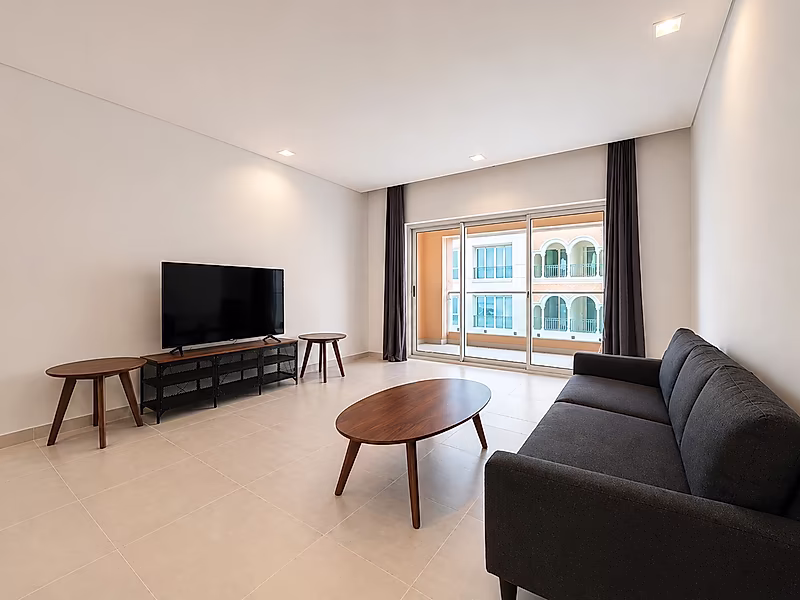 Fully Furnished Studio | Al Mutahidah Tower | Premium Living in The Pearl - Photo 3