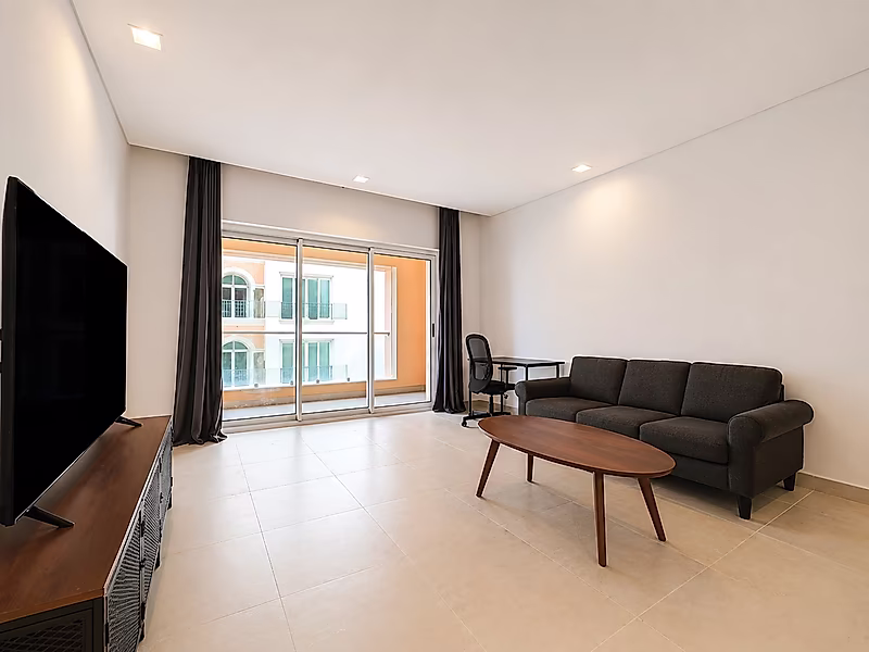 Fully Furnished Studio | Al Mutahidah Tower | Premium Living in The Pearl - Photo 4