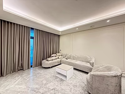 Luxury 2BR+Maid | Sea & Marina View | Furnished