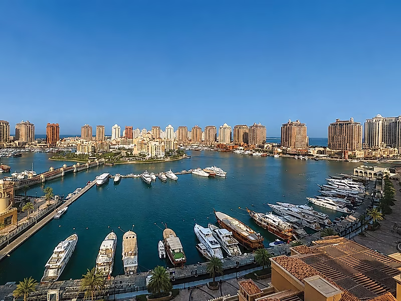 1 Bedroom in Porto Arabia | Direct Full Marina Views - Tittle Deed Ready - Photo 1