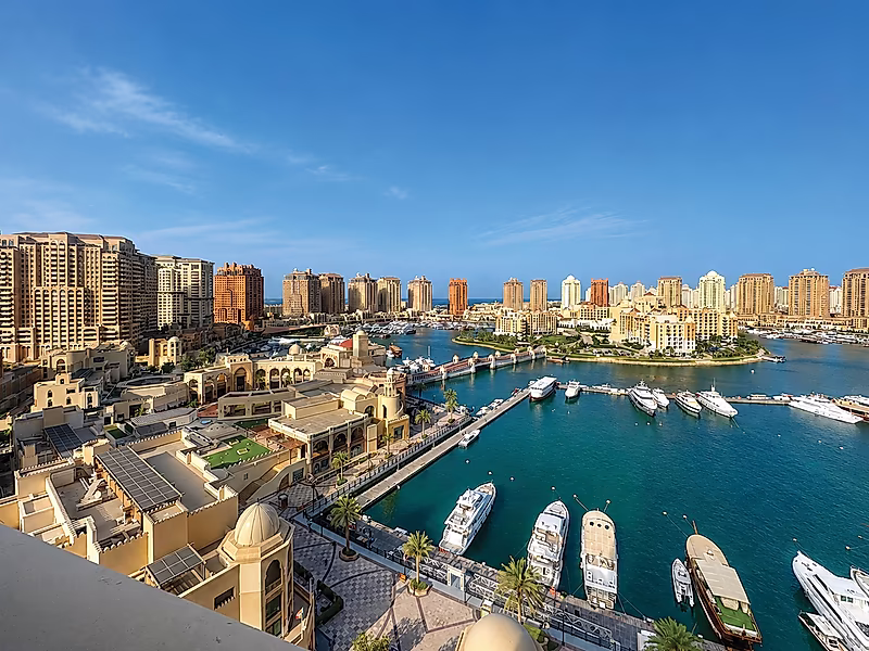 1 Bedroom in Porto Arabia | Direct Full Marina Views - Tittle Deed Ready - Photo 5