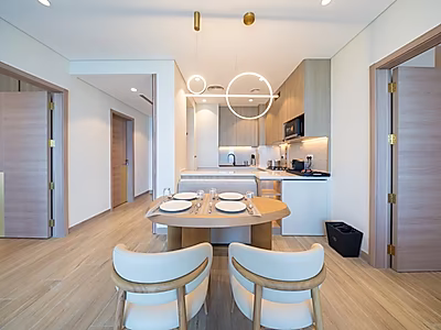 Luxury 2BR Apartment with Elegant Interiors