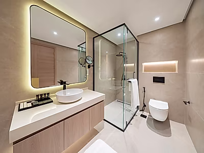 Luxury 2BR Apartment with Elegant Interiors