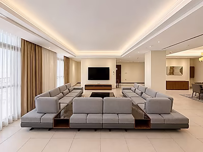 5-Bedroom Penthouse with Panoramic Qatar Views & 5-Star Amenities